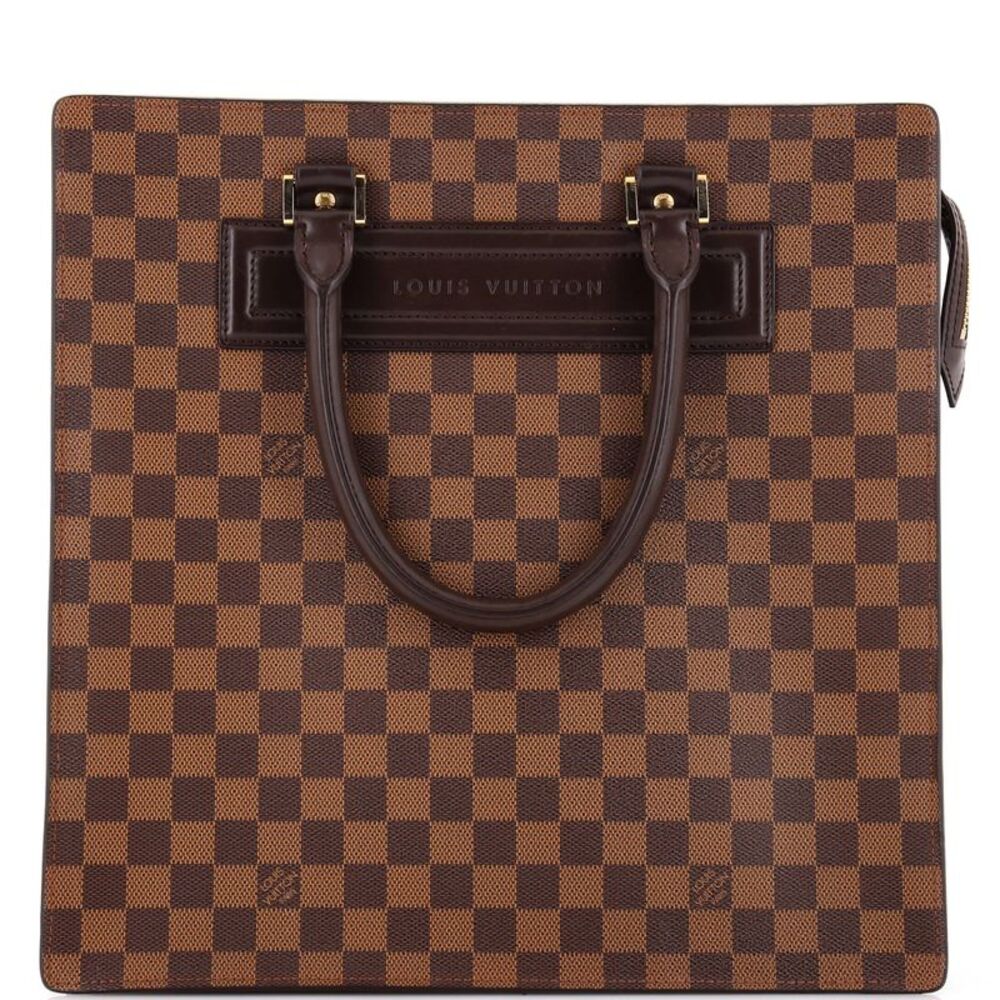 **FOR SALE ON THE REAL REAL** Louis Vuitton Venice Sac Plat Bag Damier GM Brown